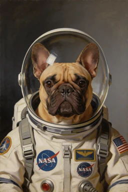 The Astronaut portrait style