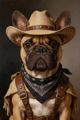 The Cowboy portrait style