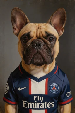 The Footballer portrait style