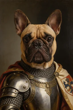 The Medieval Knight portrait style
