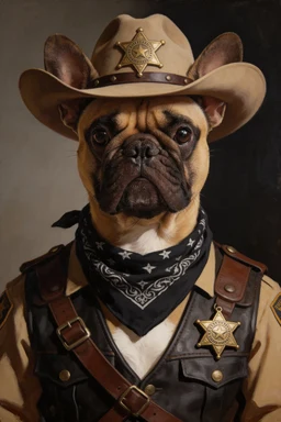 The Sheriff portrait style
