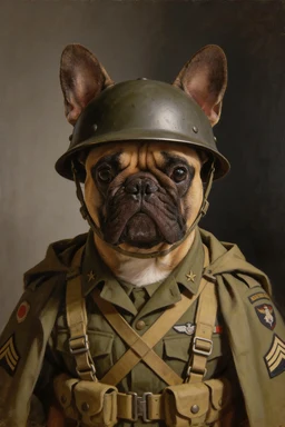 The WWII Soldier portrait style