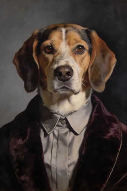 Beagle Portraits portrait example 2