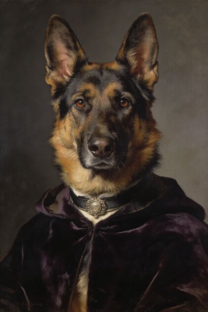 German Shepherd Portraits portrait example 3