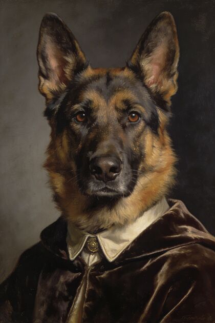 German Shepherd Portraits portrait example 4