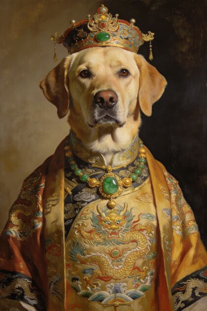 The Chinese Emperor portrait example 2