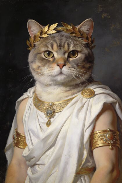 The Greek God portrait example 4