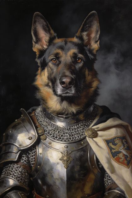 The Medieval Knight portrait example 3