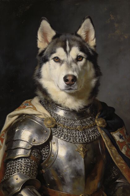 The Medieval Knight portrait example 4