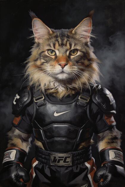 The MMA Fighter portrait example 3