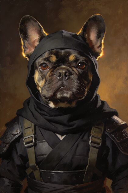 The Ninja portrait example 2