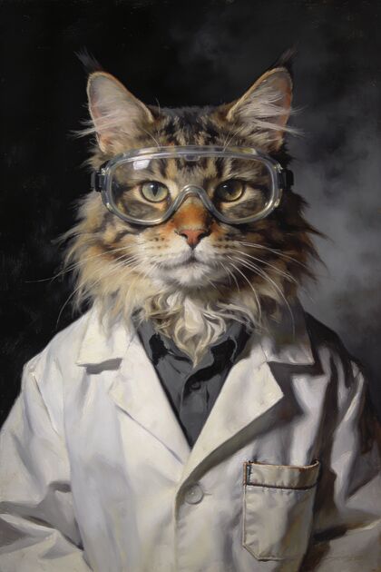 The Scientist portrait example 3