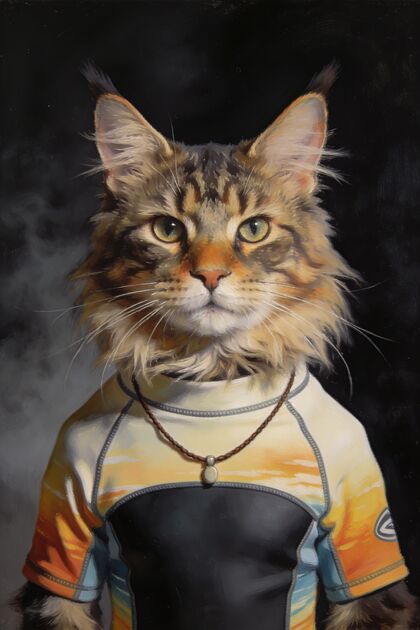 The Surfer portrait example 3