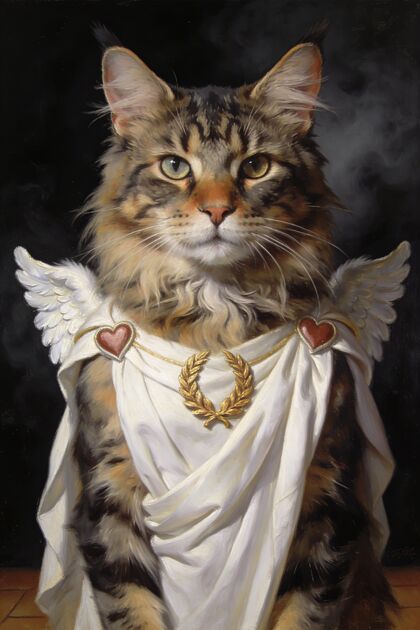 The Valentine Cupid portrait example 3