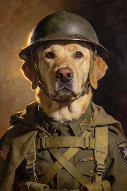 The WWII Soldier portrait example 2