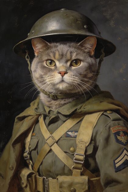 The WWII Soldier portrait example 4